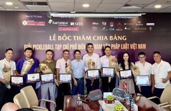 Giải Pickleball Tạp chí Phổ biến và Tham vấn Pháp luật Việt Nam tranh Cúp Kaitashi 2025