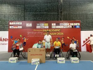 Ấn tượng nghị lực VĐV tại giải Pickleball Paralympic Việt Nam 2026