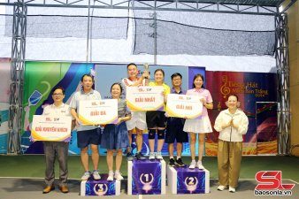 Báo và Phát thanh, truyền hình Sơn La tổ chức Giải Pickleball chào mừng Ngày Quốc tế Phụ nữ thành công tốt đẹp