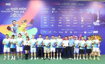 Giải pickleball ‘Khởi niên phi mã 2026’ của MB: Huy động kinh phí xây 2-3 điểm trường cho trẻ em vùng cao