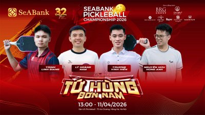 SeABank tổ chức giải Pickleball Championship 2026, gây quỹ học bổng cho trẻ em nghèo