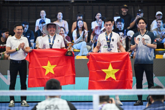 Pickleball Việt Nam thăng hạng, 2 tay vợt vươn lên lọt Top 20 thế giới, áp sát Ben Johns