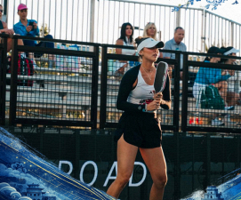 Nữ tay vợt xinh đẹp gốc Việt gây sốt ở giải pickleball đỉnh cao Hà Nội