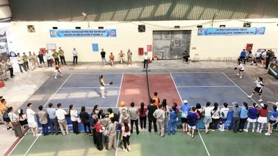 Sôi nổi, hào hứng giải Pickleball phong trào Công ty năm 2026