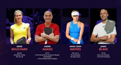 “Mỹ nhân tennis” Eugenie Bouchard dự giải Pickleball đặc biệt tại Hollywood