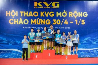 Hội thao KVG mở rộng chào mừng 30-4 và 1-5 diễn ra sôi nổi