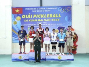 Sôi động Giải Pickleball xã Xuân Mai năm 2026, lan tỏa phong trào thể thao quần chúng – Cổng thông tin Sở Văn Hóa Thể Thao Hà Nội