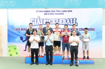 Sở Công Thương tổ chức giải Pickleball chào mừng Kỷ niệm 75 năm ngày truyền thống ngành Công Thương Việt Nam - Báo và Phát thanh, Truyền hình Lạng Sơn