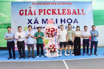 Giải Pickleball xã Mai Hoa mở rộng lần thứ II năm 2026 thành công tốt đẹp