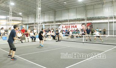 Gần 170 vận động viên tranh tài tại Giải Pickleball cán bộ, công chức, người lao động