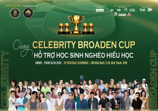 48 nghệ sĩ tham gia BROADEN Celebrity Pickleball Cup 2026