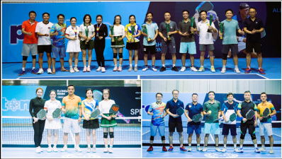 Sôi nổi giải Pickleball chào mừng 14 năm thành lập CLB Báo chí Nghệ An