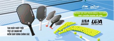 Li-Ning khẳng định chất lượng với vợt và bóng Pickleball đạt chuẩn USAPA