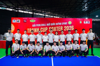 Sôi động cùng Giải Pickleball Ngô Quốc Huỳnh tranh cup Soxter 2026
