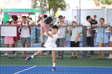 Những dấu ấn trong chặng đầu tiên giải HCMC D-JOY Junior Pickleball Tour 2025
