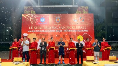 Bộ Tư pháp tổ chức giải Pickleball mừng Đảng