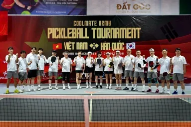 Coolmate Army Pickleball Tournament cầu nối giao lưu thể thao Việt Nam và Hàn Quốc