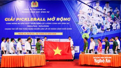 Hơn 200 vận động viên tham gia Giải Pickleball mở rộng