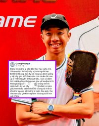 Quang Dương gây bão cộng đồng pickleball với phát ngôn so sánh vợt