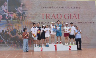 Sôi nổi Giải Vật truyền thống và Giải Pickleball mở rộng lần thứ I phường Tây Tựu năm 2026 – Cổng thông tin Sở Văn Hóa Thể Thao Hà Nội