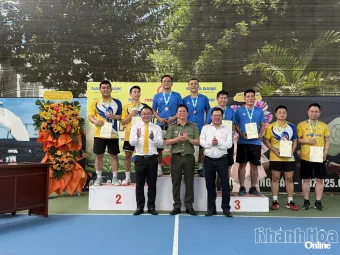 Giải pickleball chào mừng 73 năm Ngày truyền thống lực lượng An ninh kinh tế