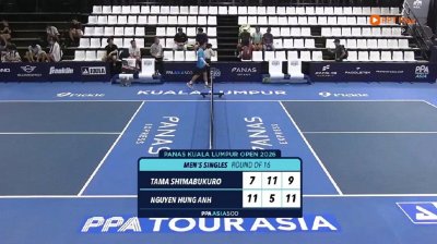 Tay vợt Hùng Anh của Việt Nam quật ngã thần đồng pickleball 15 tuổi Tama Shimabukuro đang gây sốt thế giới