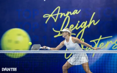 Ngắm nữ VĐV pickleball số 1 thế giới đang dự giải PPA Asia tại Hà Nội