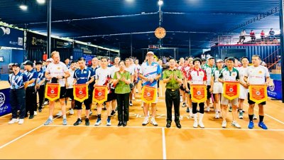 Sôi nổi tranh tài tại Giải Pickleball năm 2026 của các đơn vị Công an Thủ đô