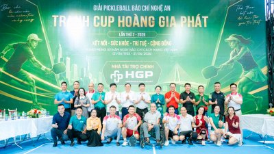 Khai mạc Giải Pickleball Báo chí Nghệ An lần thứ II năm 2026