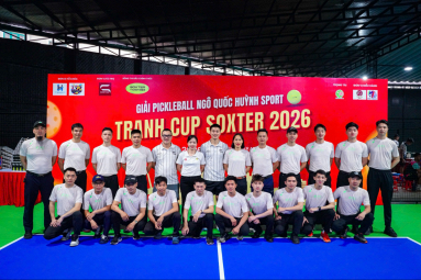 Sôi động cùng Giải Pickleball Ngô Quốc Huỳnh tranh cup Soxter 2026