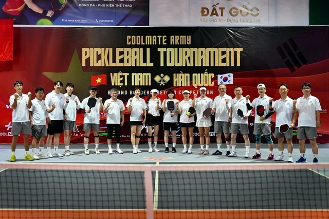 Coolmate Army Pickleball Tournament cầu nối giao lưu thể thao Việt Nam và Hàn Quốc